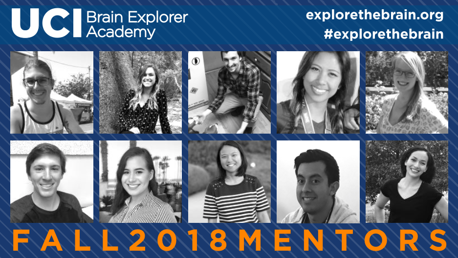 CNLM UCI Brain Explorer Academy Fall 2018 Mentors