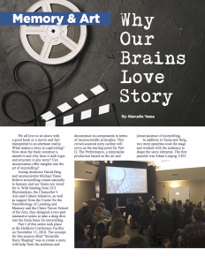 Why Our Brains Love Story Screening in the CNLM Annual Report
