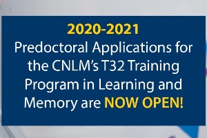 Call for CNLM T32 in Learning and Memory Nominations