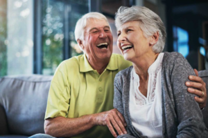 Why Do Older Individuals Have Greater Control of Their Feelings? - image of older couple laughing