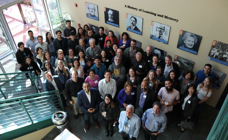CNLM Earns University Designation as an Organized Research Unit - image of UCI Neuroscience faculty, students and CNLM Fellows in CNLM
