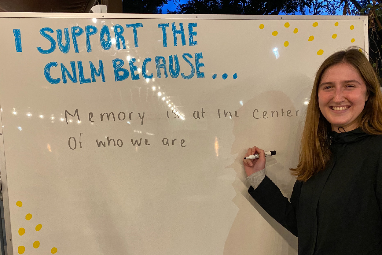 Angela at CNLM Giving Day