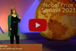 Elizabeth Loftus, Distinguished Professor of psychological science, criminology, law ; society, and law, talked about misinformation and false memories at the National Academy of Sciences Nobel Prize Summit 2023.