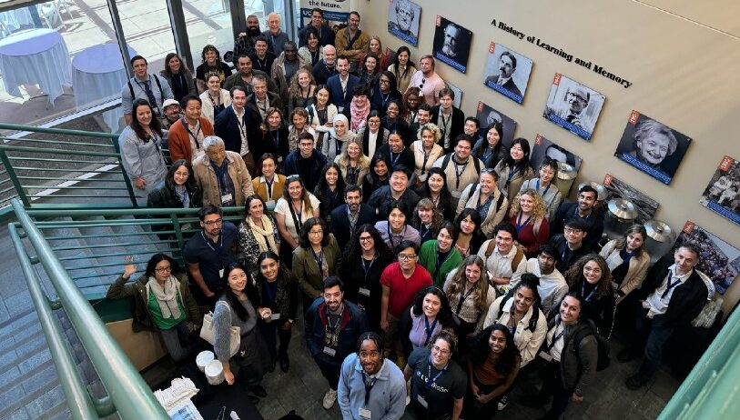 CNLM Spring Meeting 2024 Group Photo. Attendees gather in the lobby of the CNLM.