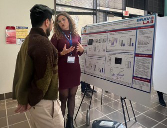 Pamela Perez-Vazquez, a recipient of the NeuroBridges Travel Award, presented a poster of her research at the 2024 CNLM Spring Meeting.