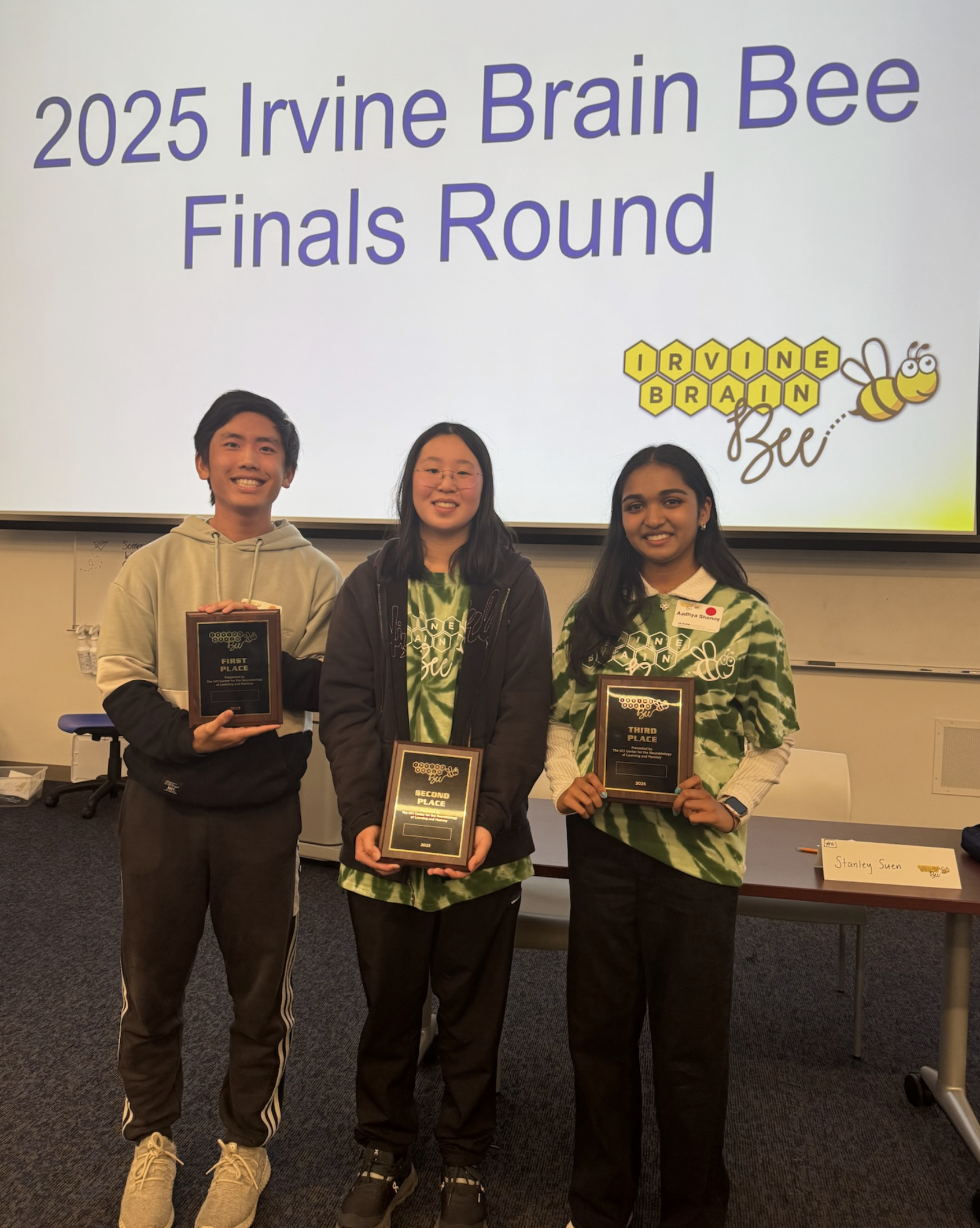 Brain Bee 2025 Winners